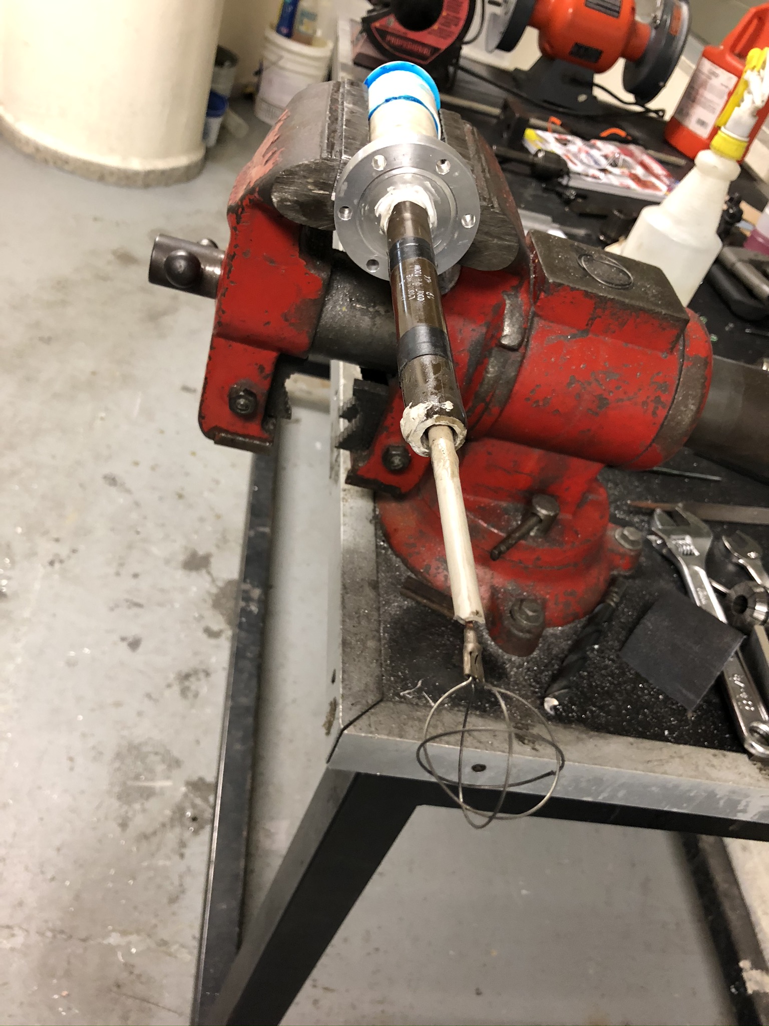 Custom high-voltage feedthrough assembly