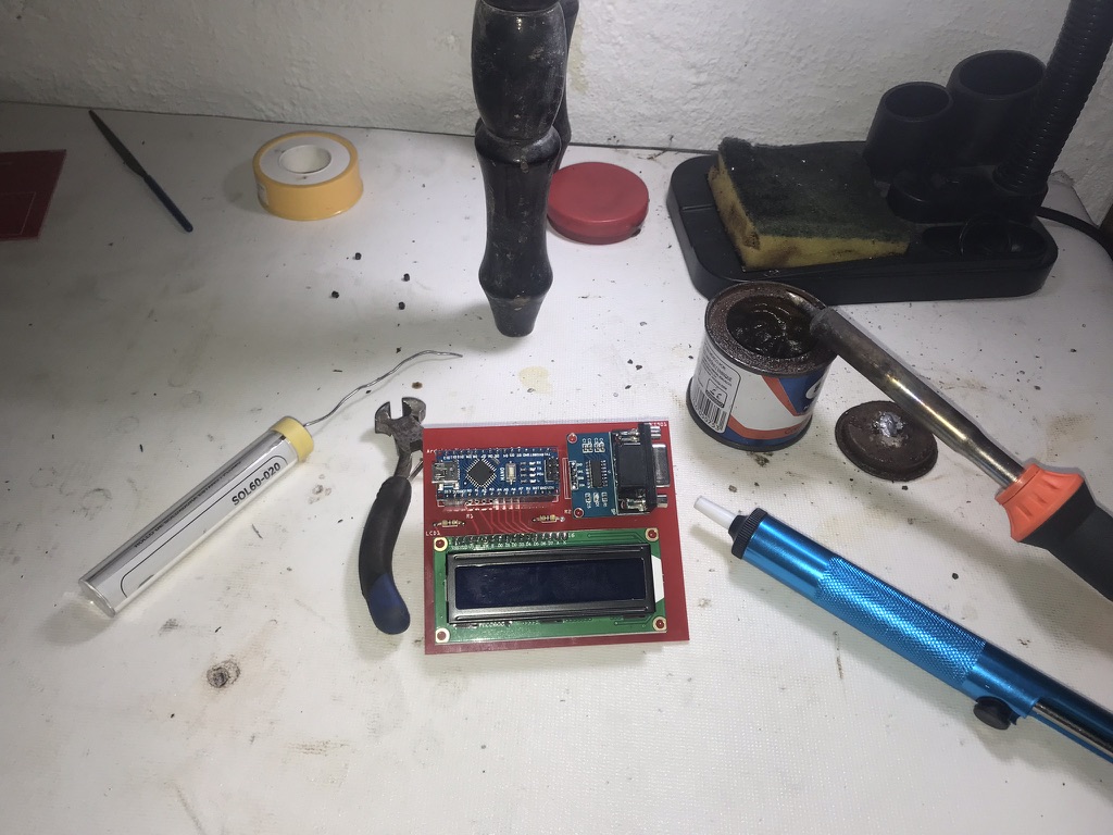 First PCB attempt for the gauge controller