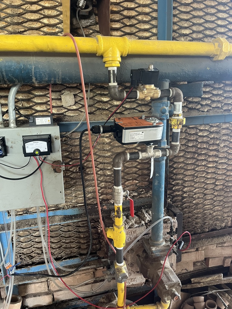 Burner system with Siemens LME management unit